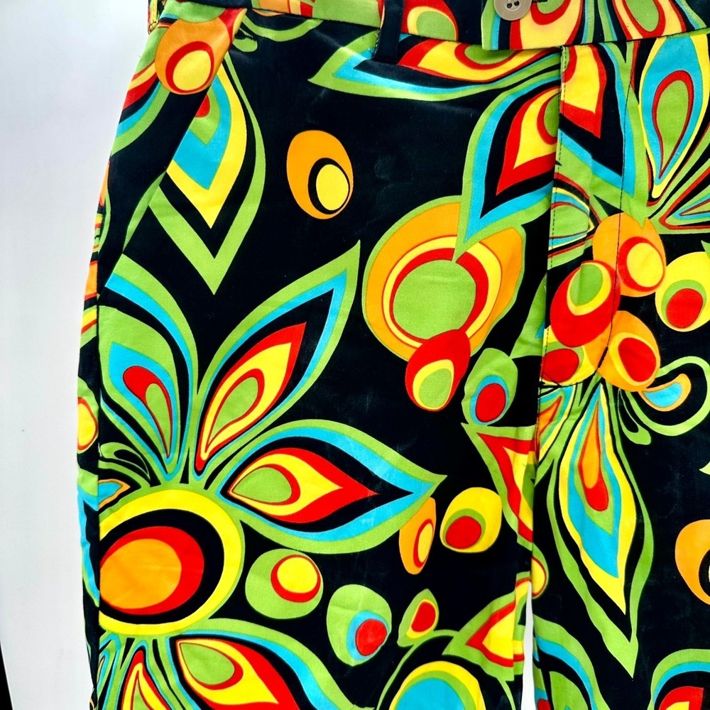 NWT Loudmouth Golf Shorts Men's 30 Magic Bus Shagadelic Black Retro Psychedelic - Picture 3 of 7